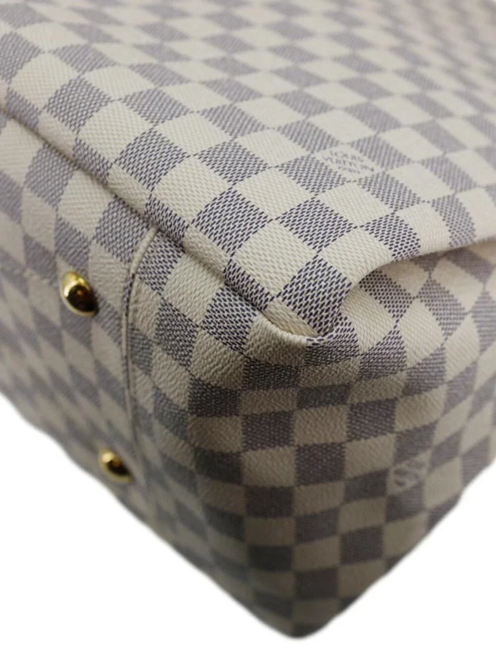Louis Vuitton Artsy MM Damier Azur Hobo Bag White